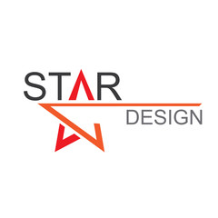 Star Logo Design Icon Template