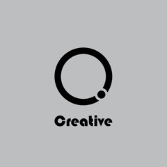 O Logo Icon Abstract Modern Design