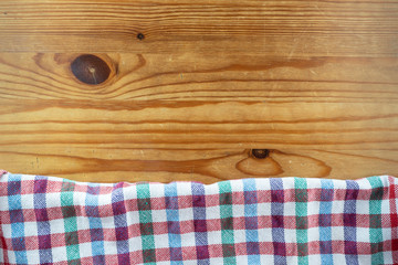 Kitchen cloth on the table.