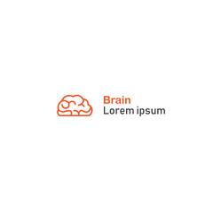 Brain Logo Icon Idea Smart Innovation
