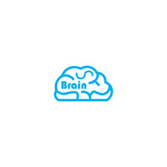 Brain Logo Icon Idea Smart Innovation