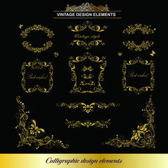 Best Vintage Design EPS cliparts collection 3