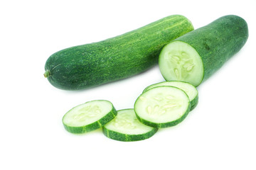 circle, cut, part, macro, refreshment, juicy, studio, green, ingredient, nature, cucumber, isolated, raw, eating, freshness, vegetable, food, lifestyle, sliced, white, slice, background, healthy, plan