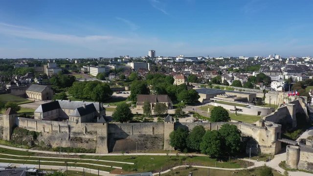 Caen Castle - 1060, William of Normandy established a new stronghold in Caen. Chateau de Caen castle in the Norman town of Caen in the Calvados departement in Normandy, France