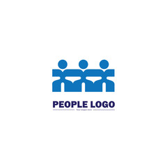 People Logo Icon Social Symbol 