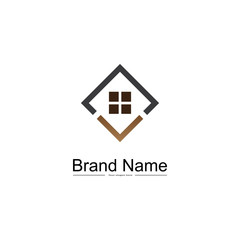 Real Estate Logo Design Icon House