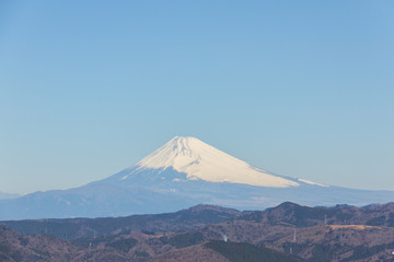 大室山からの富士山