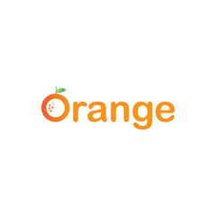 Orange Fruit Logo Fresh Juice