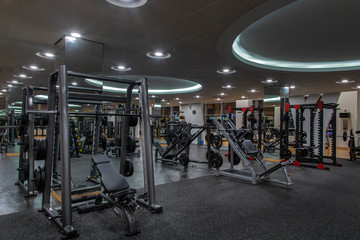 Gym, fitness center background