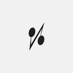 percentage of black illustration vector design symbol