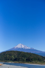 富士川からの富士山