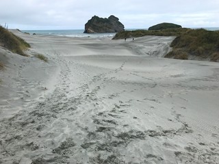 Wharariki Beach, Neuseeland
