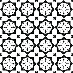Fototapeta na wymiar Seamless vector pattern in geometric ornamental style