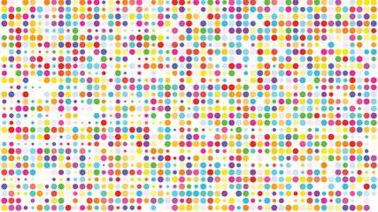 colorful mosaic background with dots