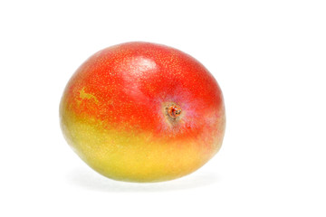 Tasty mango fruit on white background