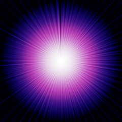 Light emitted from the center. Light explosion. Light of the sun. Glow of light.
背景：集中線 光 爆発 放射 抽象的