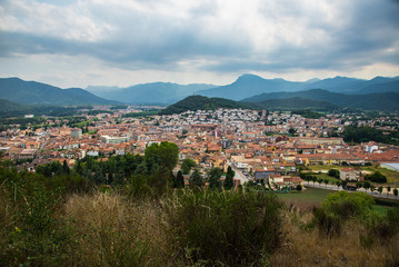 Fototapeta na wymiar Landscape of Olot, Girona
