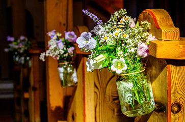 vintage decoration with flowers
