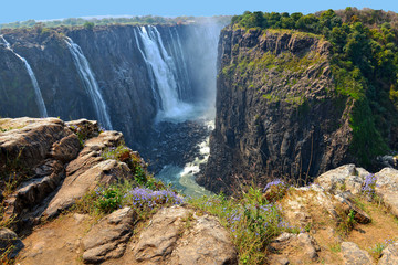 Obraz premium Victoria Falls, Zambezi, Zimbabwe