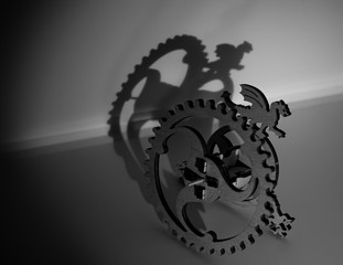 Gorge Road Creek water reflections