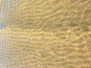 Djemete. A warm summer morning on the coast of the Black sea. Anapa, Krasnodar region.