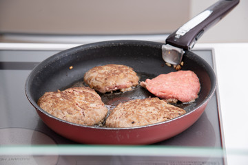 ハンバーグ作り