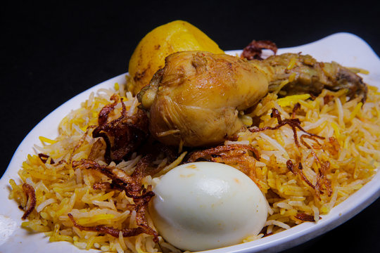 Chicken Egg Alu Biryani