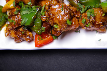 Chilli Chicken Dry Indian Starter