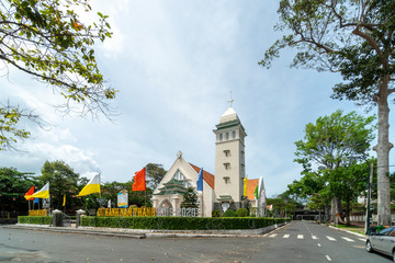 Fototapeta na wymiar Vung Tau Catholic Church