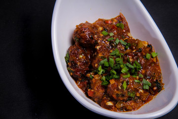 Veg Manchurian Chinese Gravy Meal