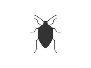 Animal, bug, insect icon. Vector illustration, flat design.