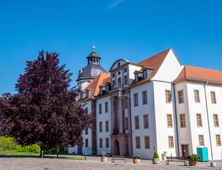 Fototapeta na wymiar Schloss von Eisenberg in Thüringen