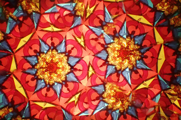 Fototapeta na wymiar multicolor kaleidoscope texture