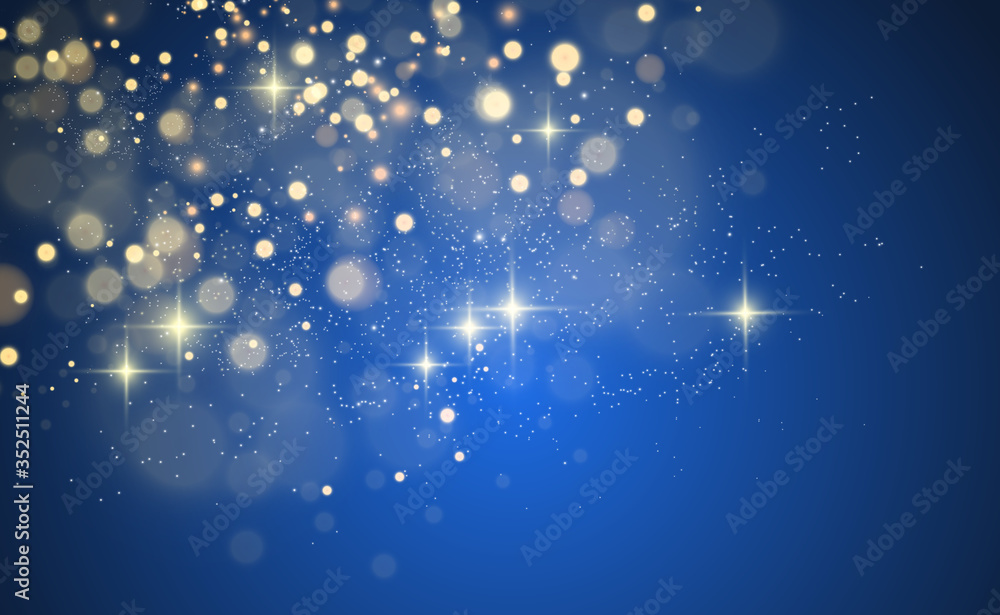 Poster beautiful sparks shine with special light. vector sparkles on a transparent background. christmas ab