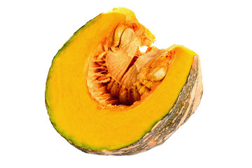 Pumpkin Thailand isolated on white background.