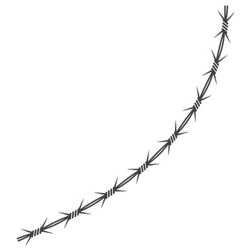 recommend clip art: barbed wire vector illustration design