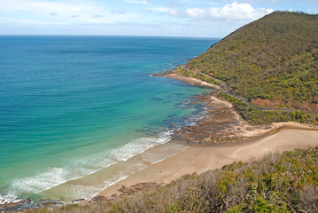 View on the coastline at the Great Ocean Road, Victoria, Australia
