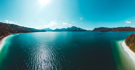 Walchensee Panorama Bavaria