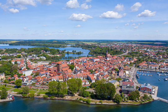 Aussicht auf die Stadt Waren an der M&uuml;ritz