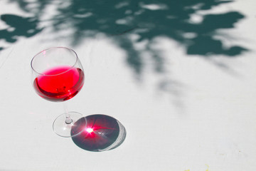 glass of red wine