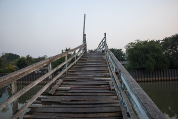 Walkway on the bridge.