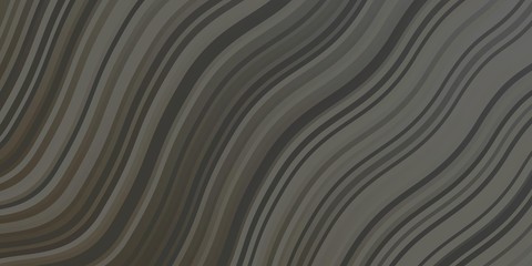 Light Gray vector pattern with curved lines. Abstract illustration with gradient bows. Pattern for ads, commercials.