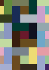abstract multicolor rectangle background for book cover, background, pattern, template or wallpaper