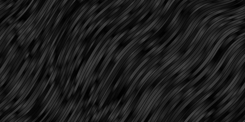 Dark BLUE vector pattern with lines. Colorful illustration in circular style with lines. Pattern for commercials, ads.