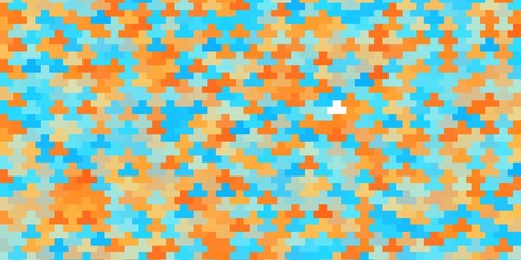 Light Blue, Yellow vector backdrop with rectangles. Illustration with a set of gradient rectangles. Template for cellphones.