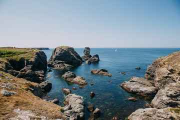 Beautiful Belle-Île on Summer in France