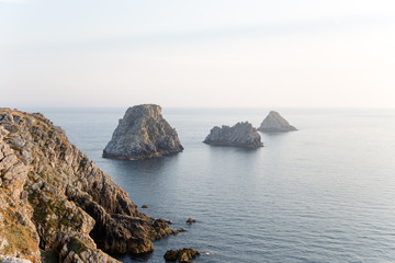 Beautiful Crozon peninsula in brittany France
