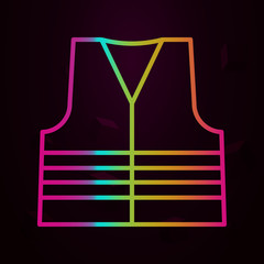 Lifejacket nolan icon Simple thin line, outline vector of Swimming poll icons for ui and ux, website or mobile application