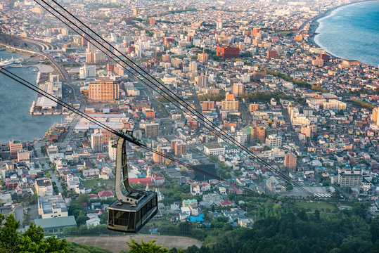 late Afternoon view from Mount Hakodate, Japan