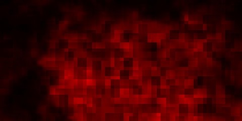 Dark Red vector template with rectangles.